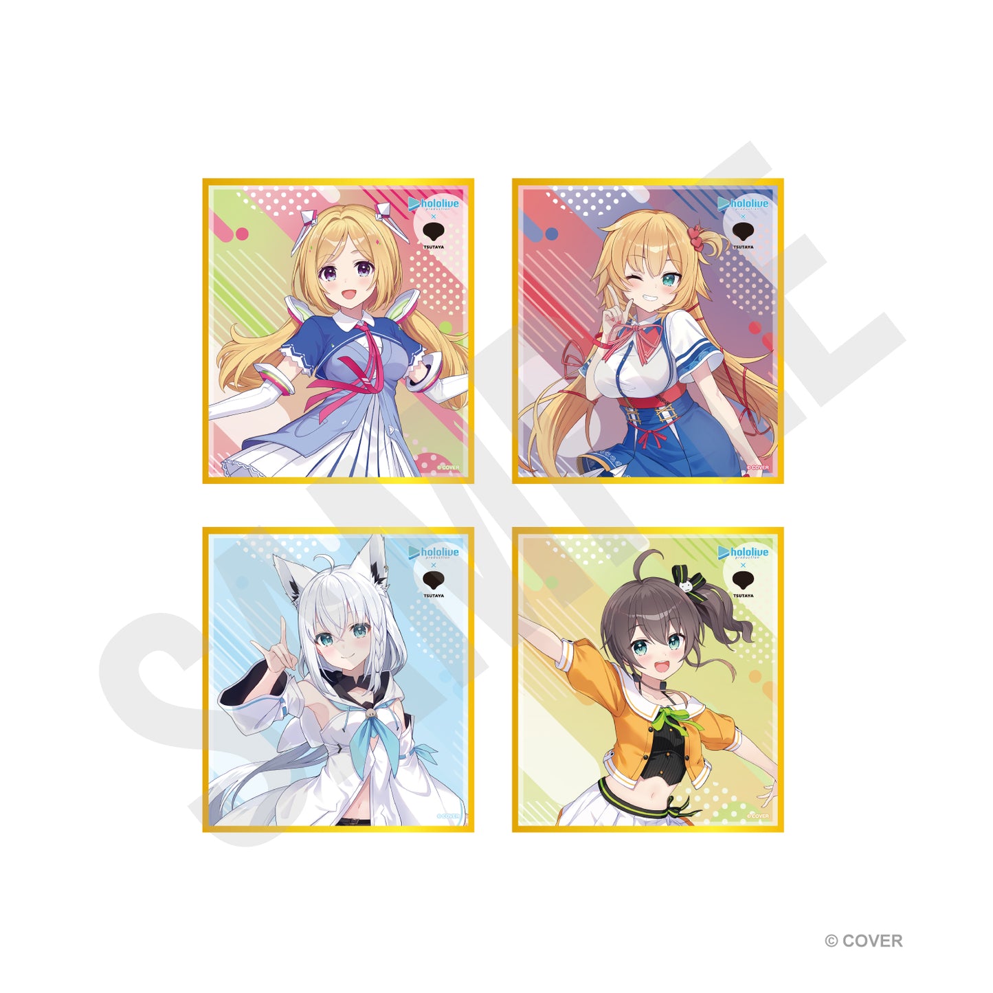ランダムミニ色紙