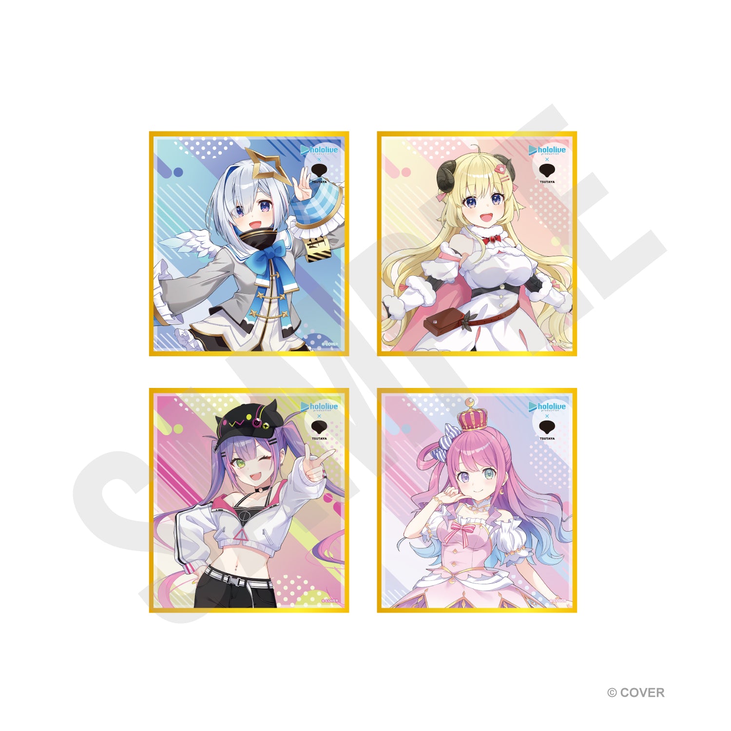 ミニ色紙　ランダム　第一弾5枚、第二弾6枚　計11枚 ランダムミニ色紙 – IP書店 ONLINE