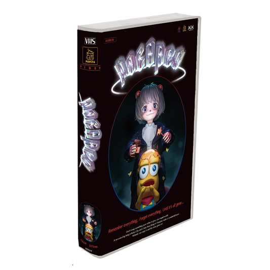 POPIYA VHS CASE HORROR 布ポスター＆ステッカー付き