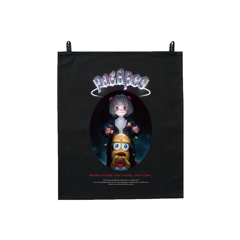 POPIYA VHS CASE HORROR 布ポスター＆ステッカー付き
